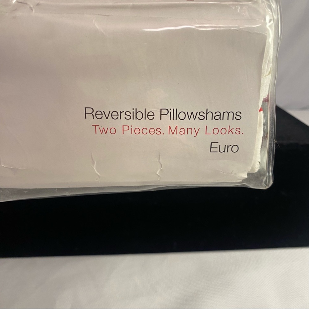 NWT Style& Co. Home two reversible euro pillow shams. Multicolor. - Picture 3 of 7